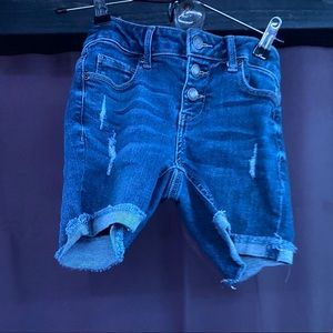 Mudd Girls Ripped Jean Shorts